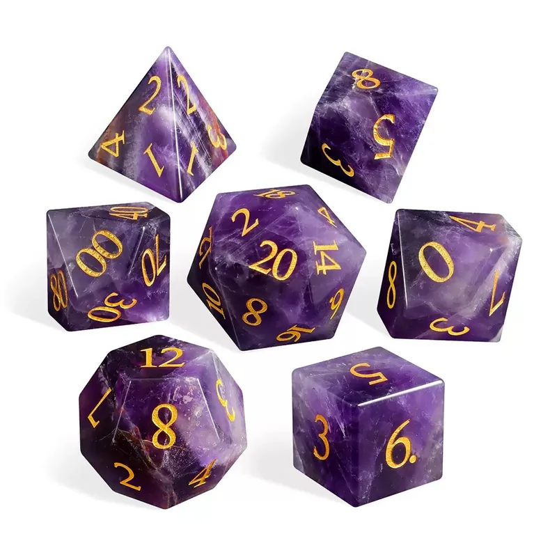 Are Gemstone Dice Real Stone? Natural, Dyed, and Synthetic Explained