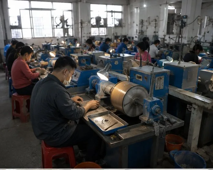Our polishing & grinding line β CuiShen