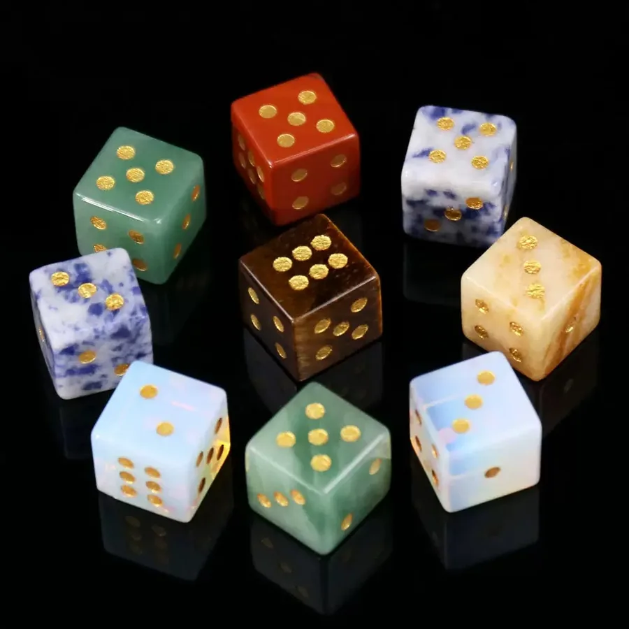 What Are Gemstone Divination Dice? Astro, Rune & Oracle Dice Explained